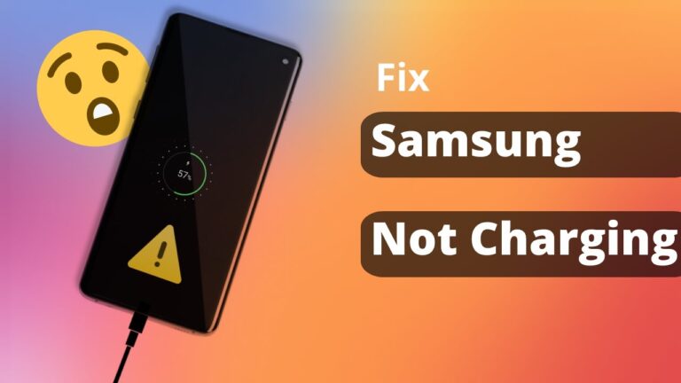 Samsung Charging Port Issues