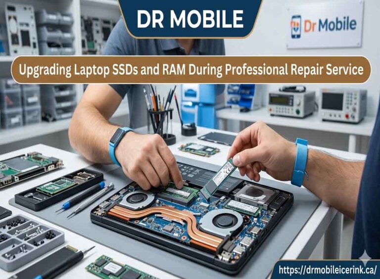 Upgrading Laptop SSDs and RAM During Professional Repair Service