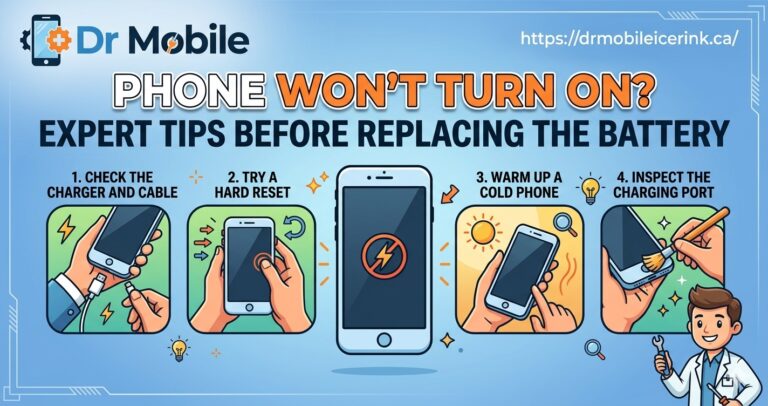 Phone Won’t Turn On? Expert Tips Before Replacing the Battery